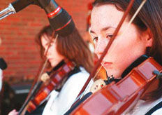 Amanda Shires in Ranch Dance Fiddel Band